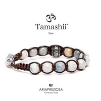 Bracelet Tamashii Ruota della Preghiera in Semiprecious stones Agata BHS1100-249 - BHS1100-249